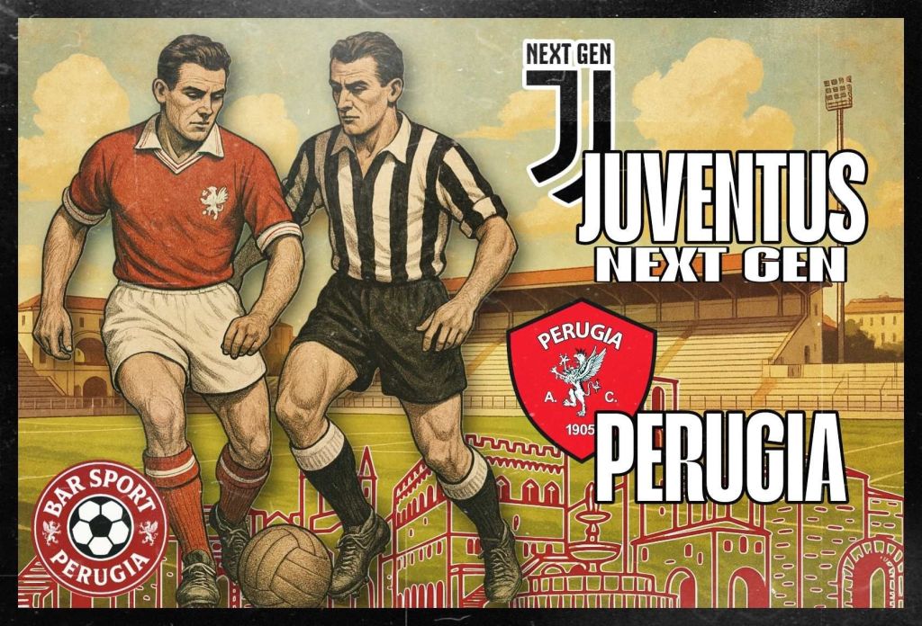 Juventus Next Gen - Perugia manifesto vintage
