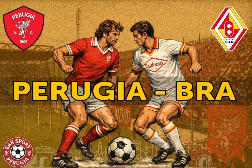 Perugia Bra manifesto vintage Bar Sport Perugia