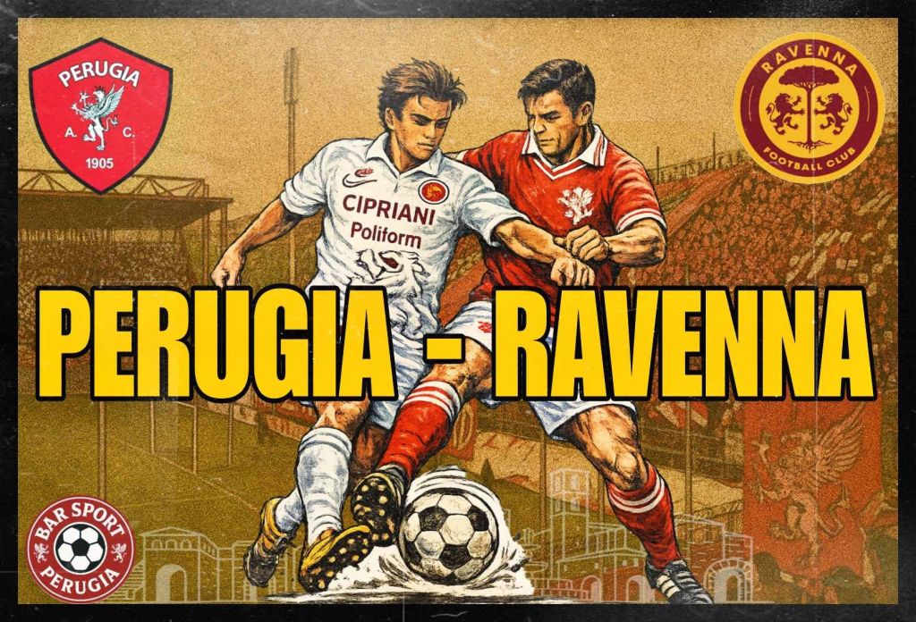 Perugia-Ravenna manifesto vintage
